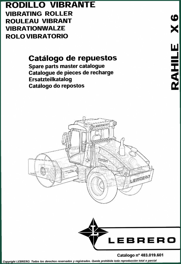 Lebrero X6 Parts Catalog – 172-Page OEM Spare Parts Documentation