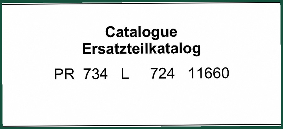 Liebherr 734, 724 2010 Parts Catalog – 795 Pages OEM Part Breakdowns