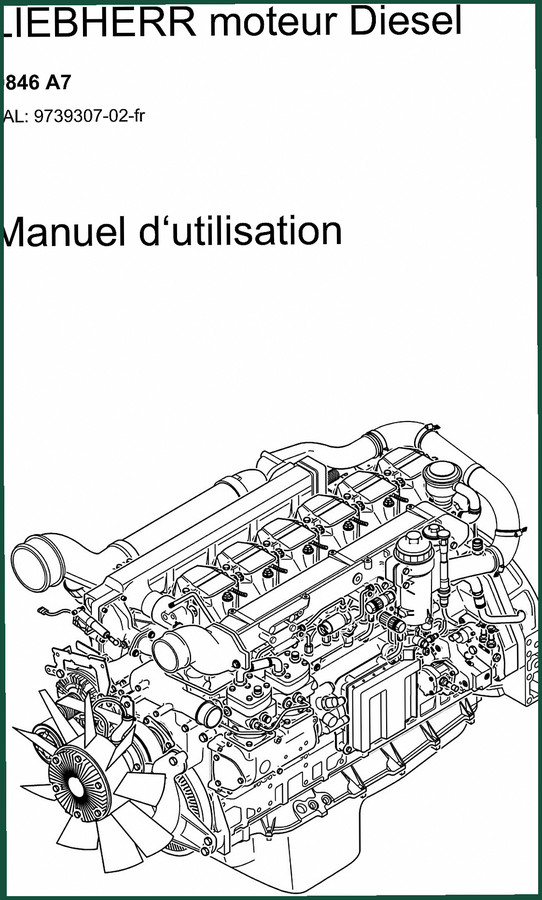 Liebherr D846 2009 User Manual – OEM Operation & Maintenance Doc