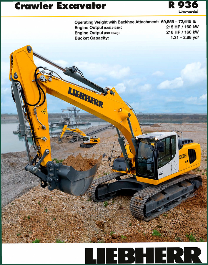 Liebherr R 936 Technical Manual – Factory Specs for Service