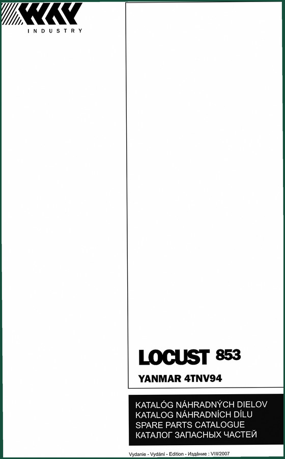 Locust 853 2007 Parts Catalog – 114-Page OEM Parts Identification