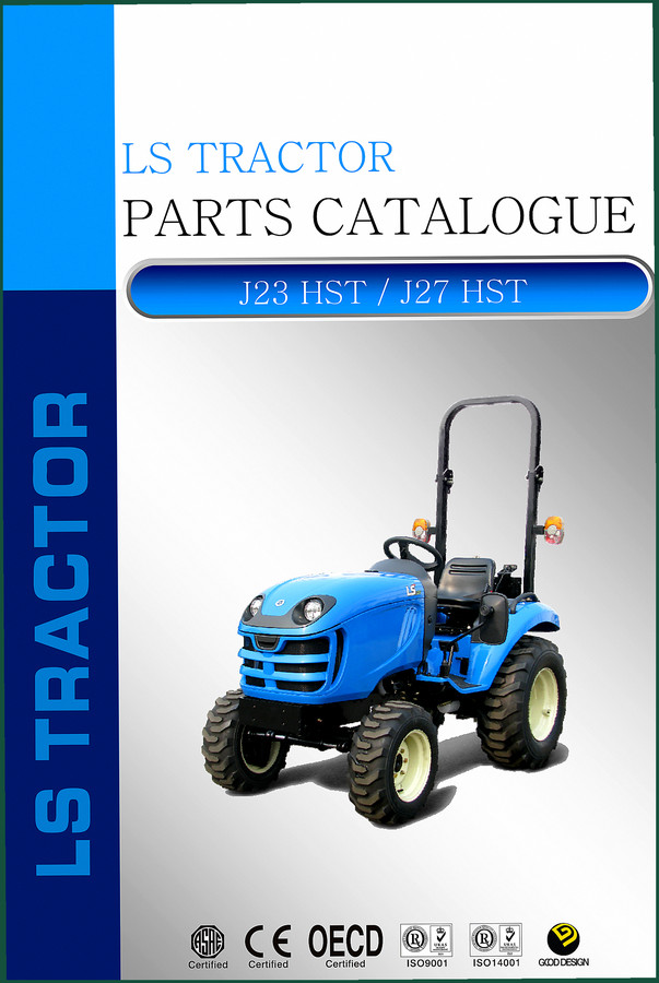 LS Tractor J23 HST, J27 HST Parts Catalog – 291-Page OEM Factory Index