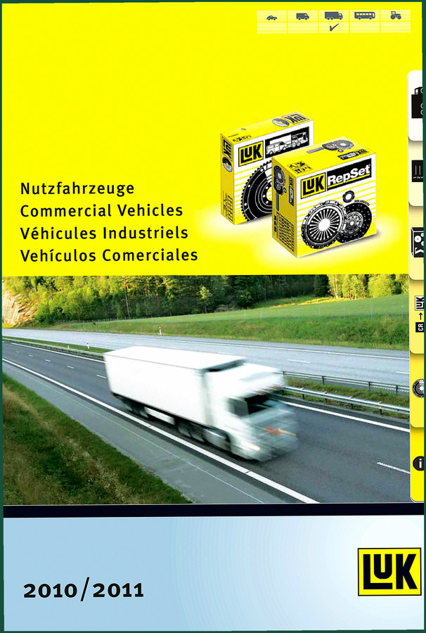 Luk DAF, IVECO, MAN, Mercedes Benz, Renault 2010 Parts Catalog