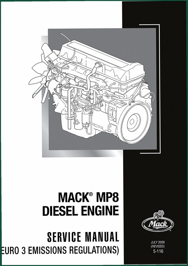 Mack MP8 2009 Service Manual – OEM Engine Repair Specs
