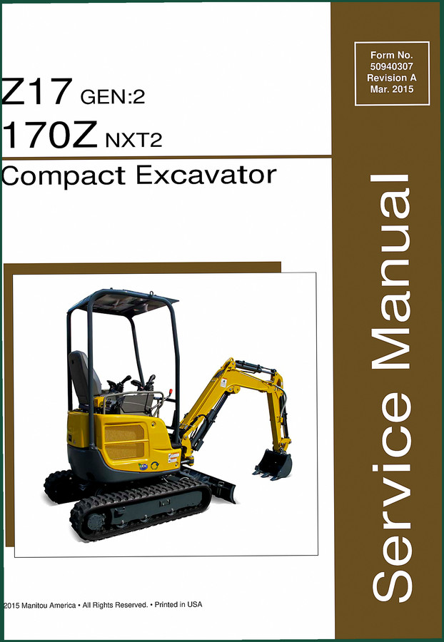 Manitou Z17 170Z NXT2 2015 Service Manual – 398 Pages