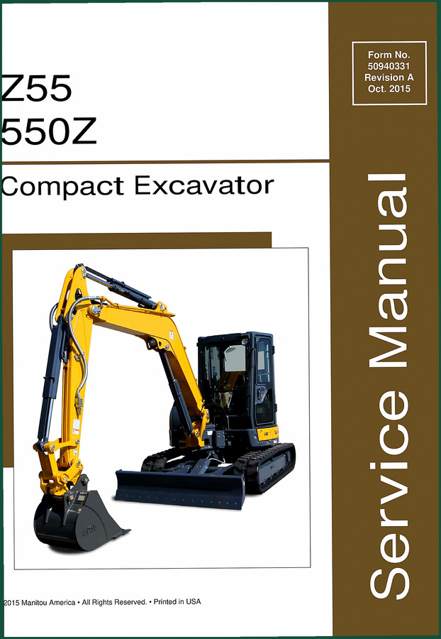 Manitou Z55, 550Z 2015 Service Manual – 760 Pages of Factory Specs