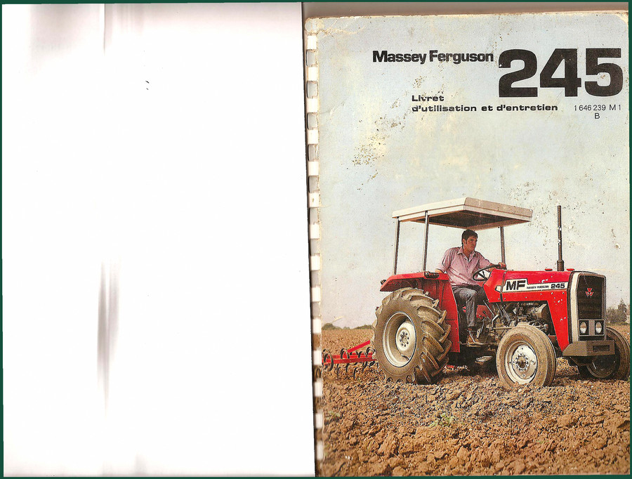 Massey Ferguson 245 Operators Manual – Factory Specs & 74-Page Guide