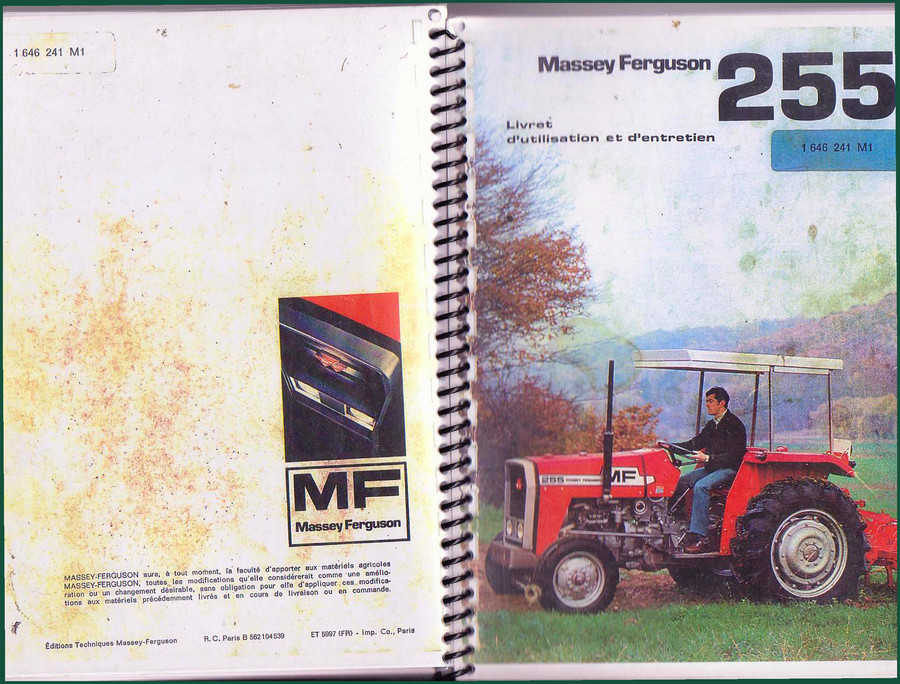 Massey Ferguson 255 User Manual – 60 Pages, OEM Specs for Mechanics
