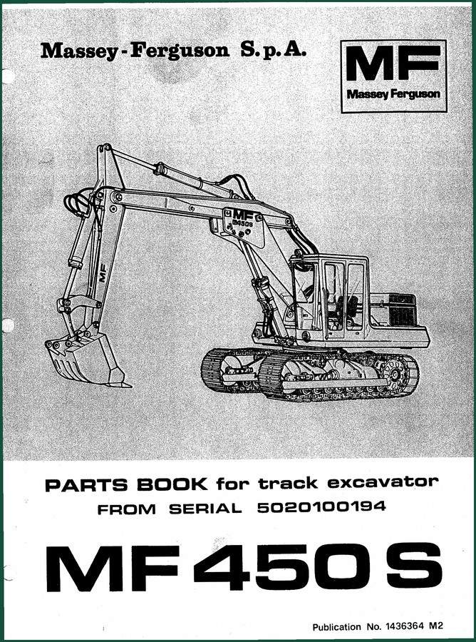 Massey-ferguson 450 S 1978 Parts Catalog – 536 Pages of OEM Parts Data
