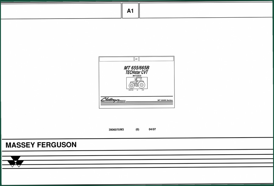 Massey Ferguson MT 655, MT 665 2007 Parts Catalog – OEM
