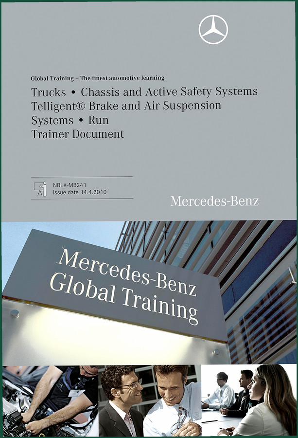 Mercedes-benz Truck 2010 Training Manual – Factory Air Brake & Suspension