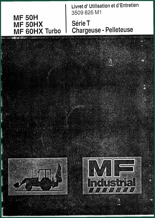HMF MF 50H, MF 50HX, MF 60HX Turbo Operators Manual – 195 Pages