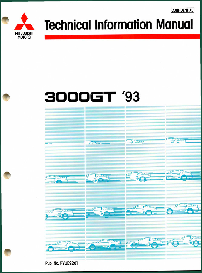 Mitsubishi Motors 3000GT 1992 Technical Manual – 216 Pages