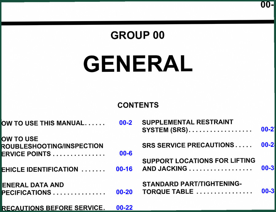 Mitsubishi Outlander Wiring Diagram – 74-Page Factory Document