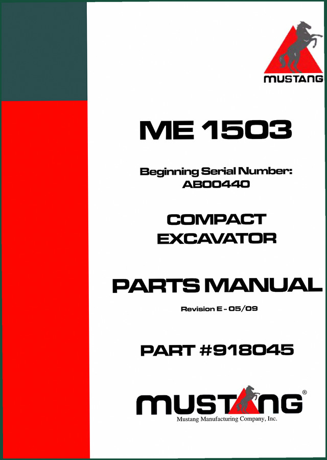Mustang ME 1503 2009 Parts Catalog – OEM Specs & Torque Data | AutoFix Global