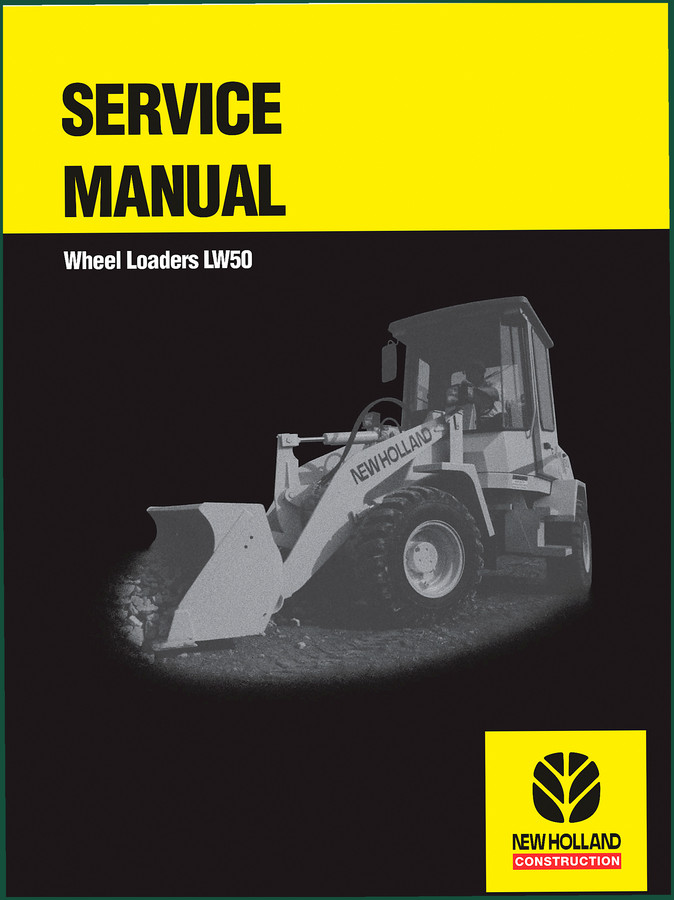NEW Holland Construction LW50 1999 Service Manual - 545 Pages