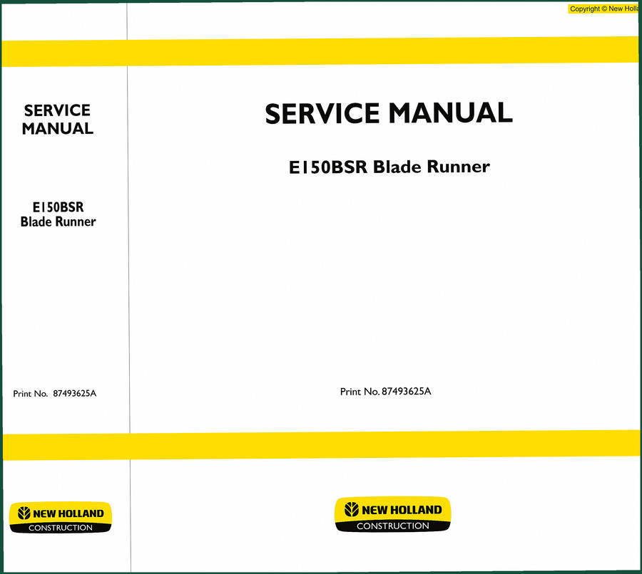 New Holland E150BSR 2008 Service Manual – 1016 Pages OEM Repair Data
