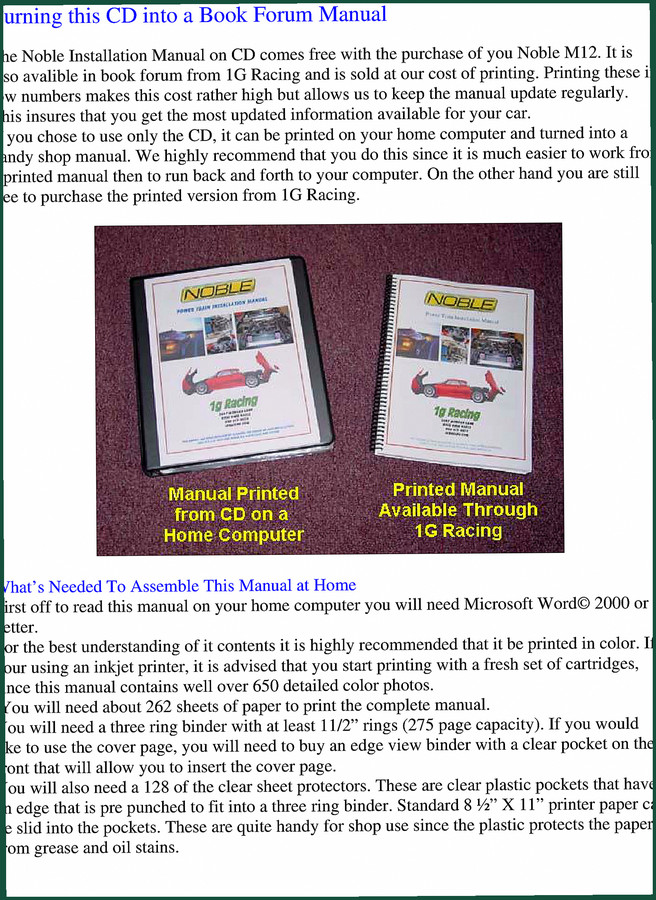 Noblelift M12, M400 2006 Installation Manual – 291 Pages