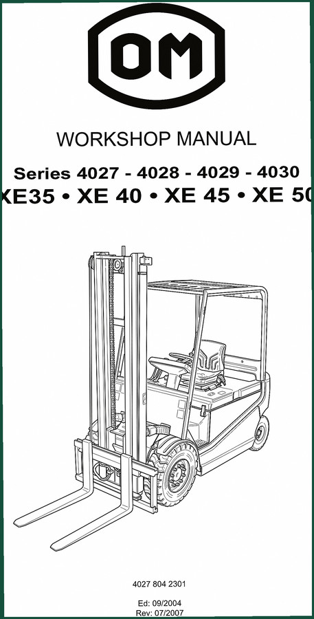 Bromma 4027, 4028, 4029, 4030, XE35 2004 Workshop Manual