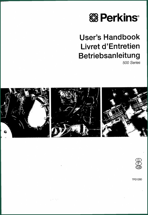Perkins 500 Series 1995 User Manual – Factory Specs for Diesel Engines