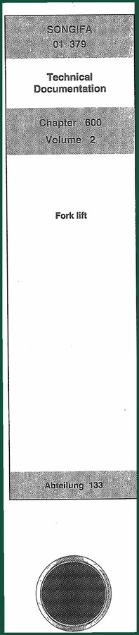 Polysius Fork lift 2004 Workshop Manual – 397-Page OEM Service Document