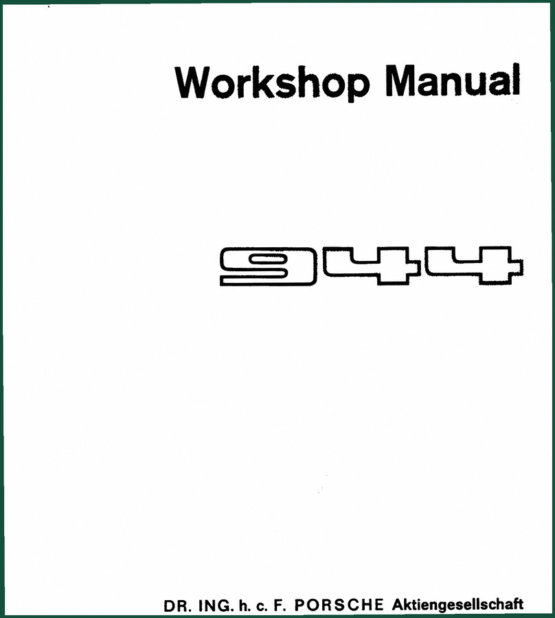 Porsche 944 1989 Workshop Manual – 301 Pages of Factory Specs