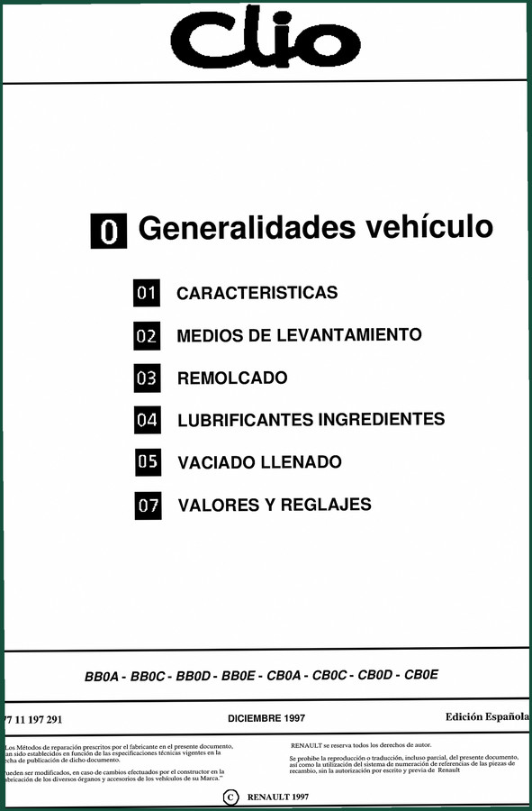 Renault Trucks B80A BB0C CB0A 1997 Repair Manual - 3565 pgs