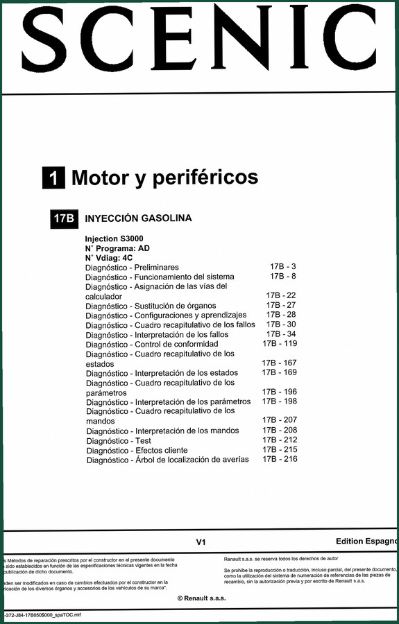 Renault Trucks MГANE II SCENIC II Diagnostics Manual