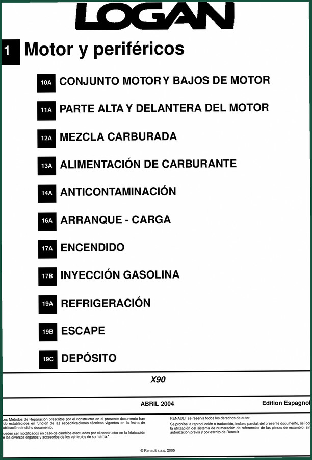 Renault Trucks X90, L90 2005 Repair Manual – 251 Pages