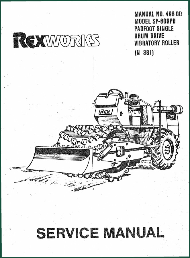 Terexlift SP-600PD SP600 Service Manual – 72 Pages OEM Factory Data