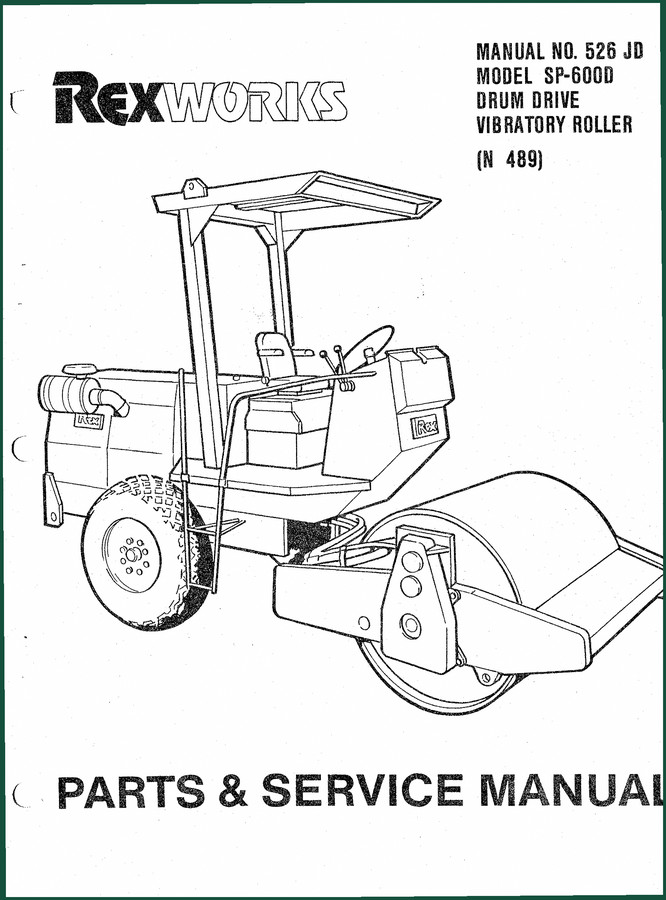 Rexworks SP-600D Parts Catalog – 158 Pages OEM Documentation