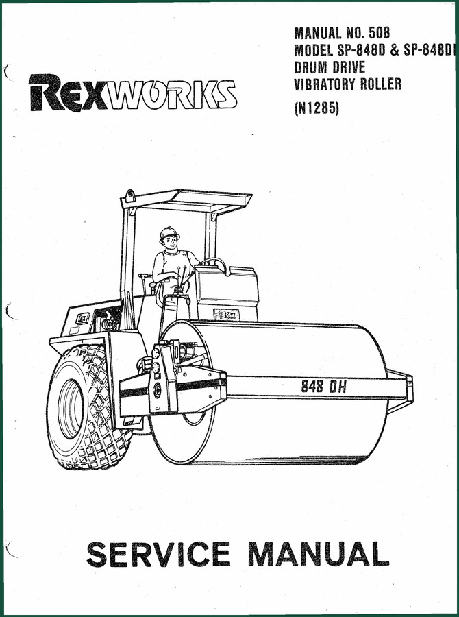 Rexworks SP-848D, SP-848DH Service Manual – 182 Pages of Factory Specs