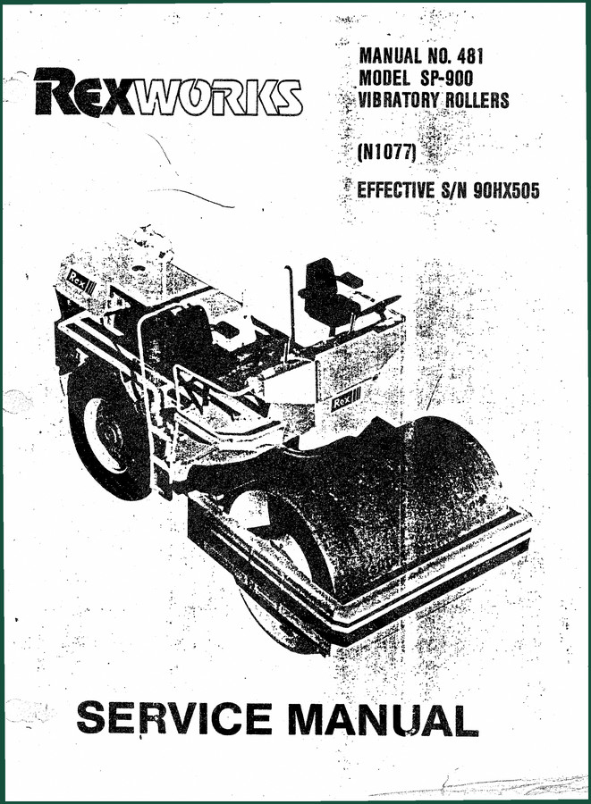 Rexworks SP-900 1977 Service Manual – 57 Pages of Factory Specs