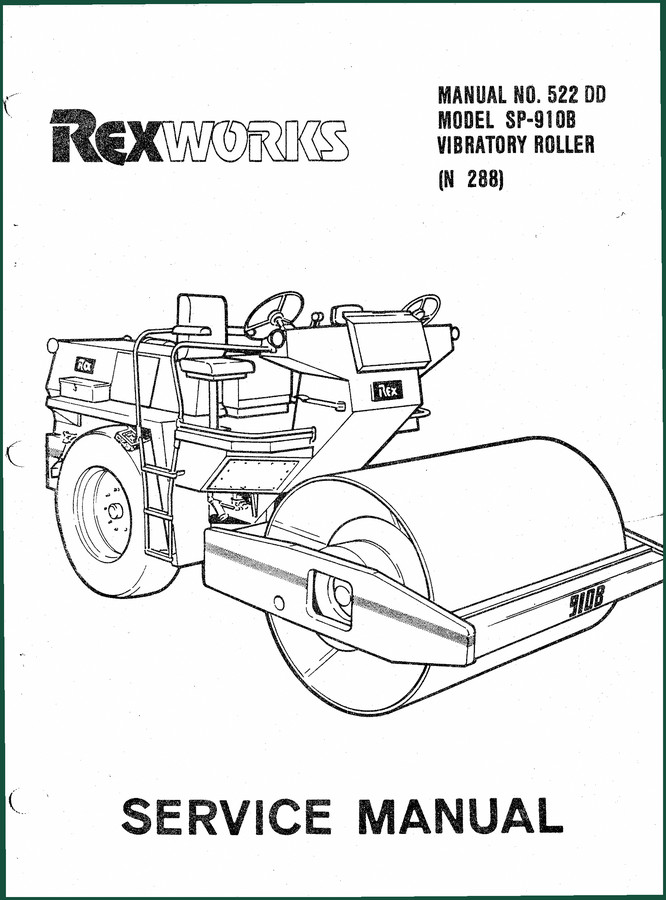 Rexworks SP-910B Service Manual – Factory-Certified Specifications