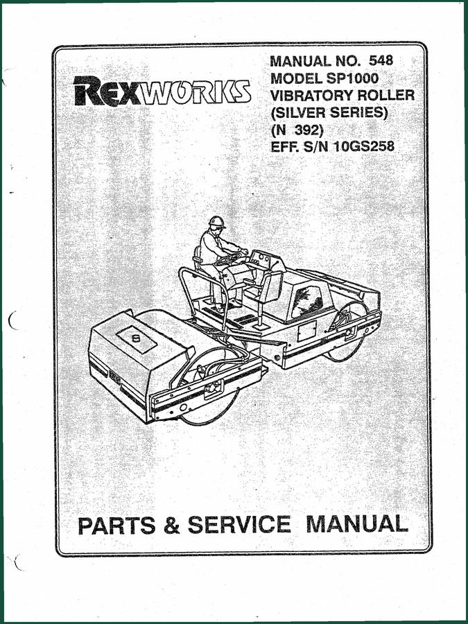 Rexworks SP1000 Parts Catalog – 142 Pages of OEM Part Numbers
