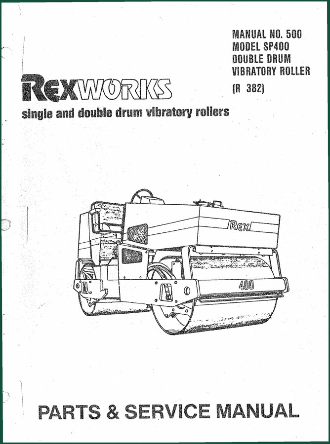 Rexworks SP400 1982 Parts Catalog – Factory OEM Specs