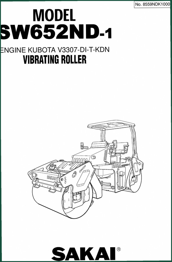 Sakai SW652ND-1 Parts Catalog – 114 Pages OEM Exploded Diagrams