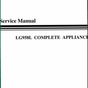 Shandong Lingong LG958L 2010 Service Manual – Factory Repair Data