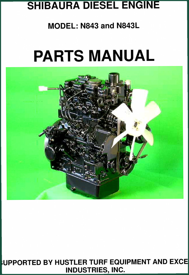 Shibaura N843, N843L Parts Catalog – 44 Pages OEM Parts