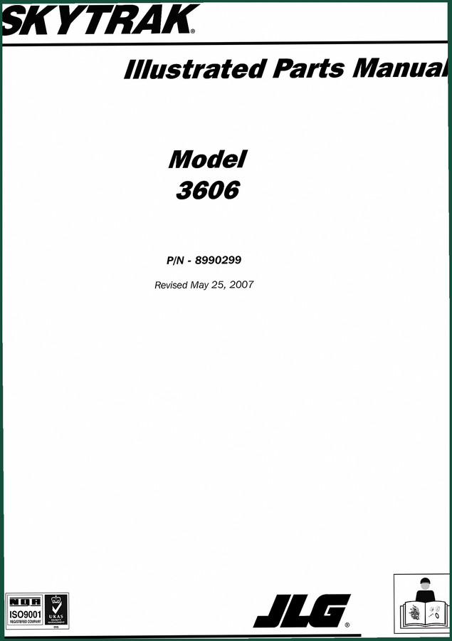 Skytrak 3606 1999 Service Manual – 412 Pages | OEM Factory Specs