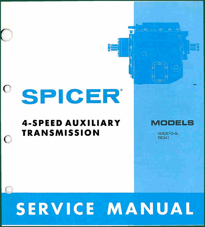 Dana Spicer AM0610-4L, R8341 1968 Service Manual | OEM Specs