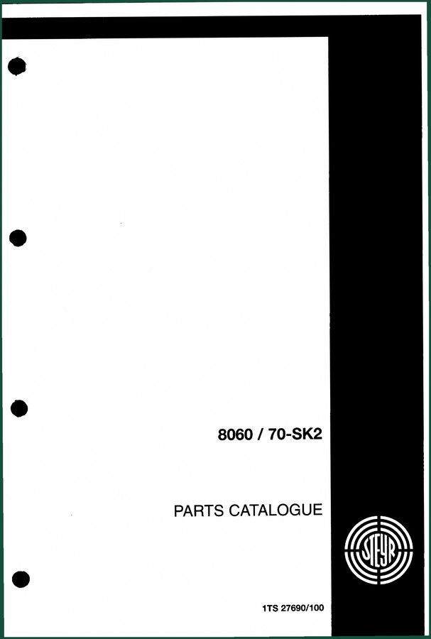 Steyr 8060, 8060a, 8070, 8070a Parts Catalog – 647 Pages | OEM Specs