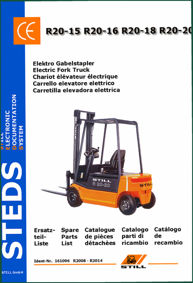 Still R20-15, R20-16, R20-18, R20-20 2014 Parts Catalog – OEM Parts