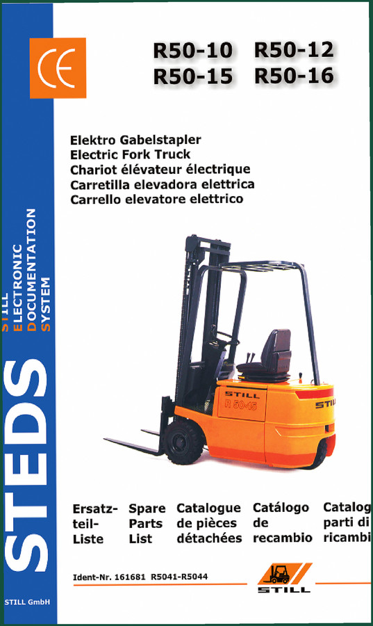 Still R50-10, R50-12, R50-15, R50-16 2016 Parts Catalog – 1641 Pages