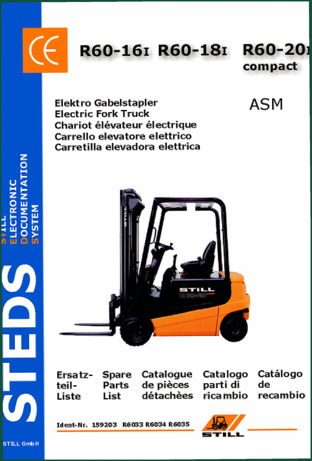 Still R60-16I, R60-18I, R60-20I Parts Catalog – 1899 Pages