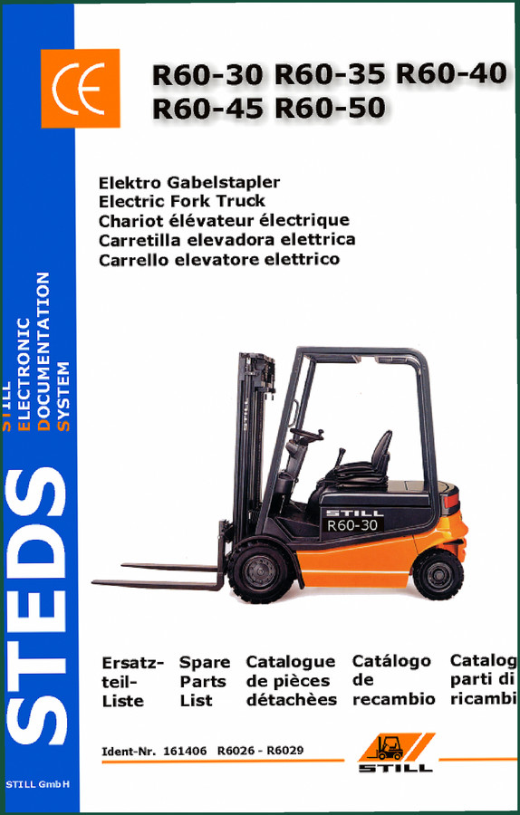 Still R60-30 R60-35 R60-40 R60-45 R60-50 2016 Parts Catalog – 2518 Pages OEM