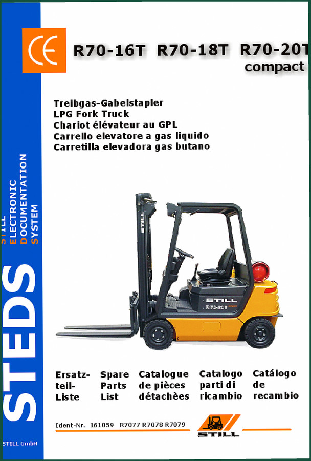 Still R70-16T, R70-18T, R70-20T 2016 Parts Catalog – OEM Parts Identification