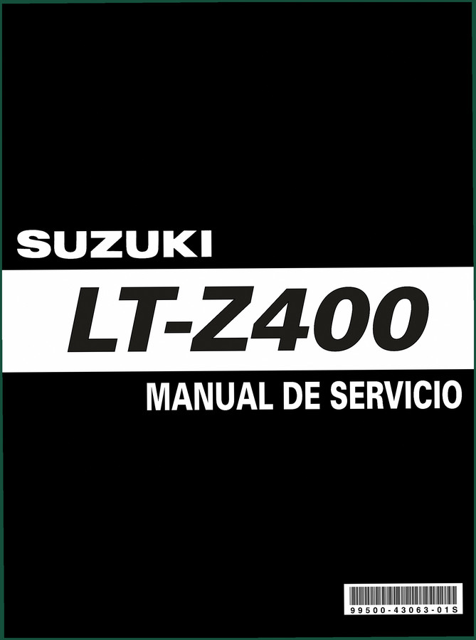 Suzuki LT-Z400, K4, K5, K6 2006 Service Manual – OEM Factory Specs