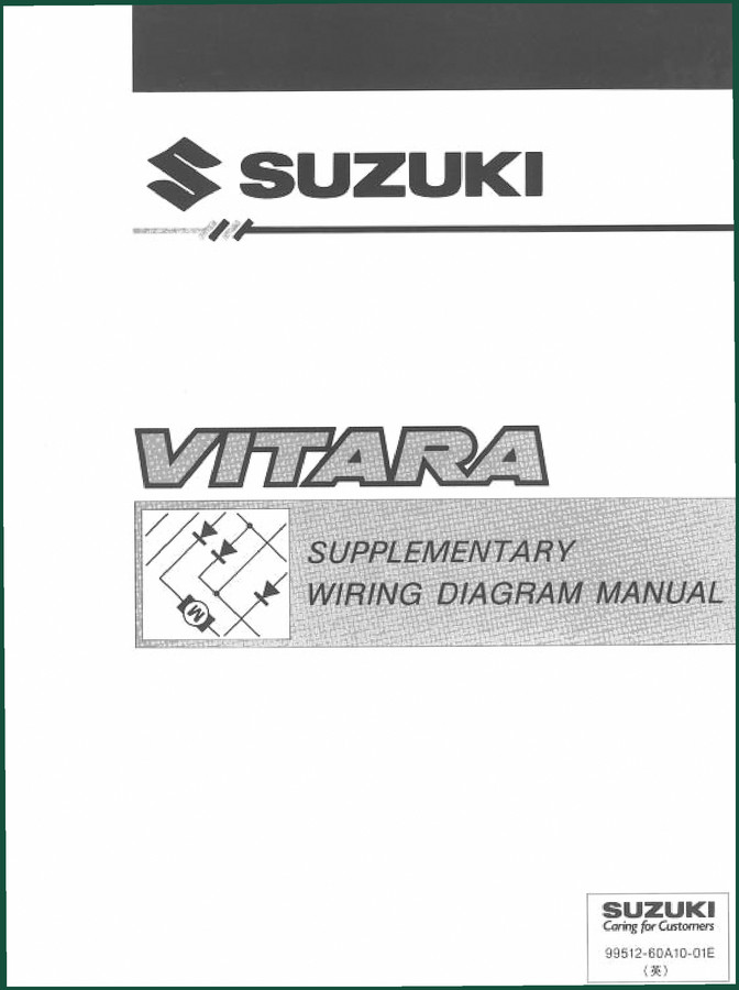 Suzuki Vitara 1993 Wiring Diagram – 15-Page Factory Supplement