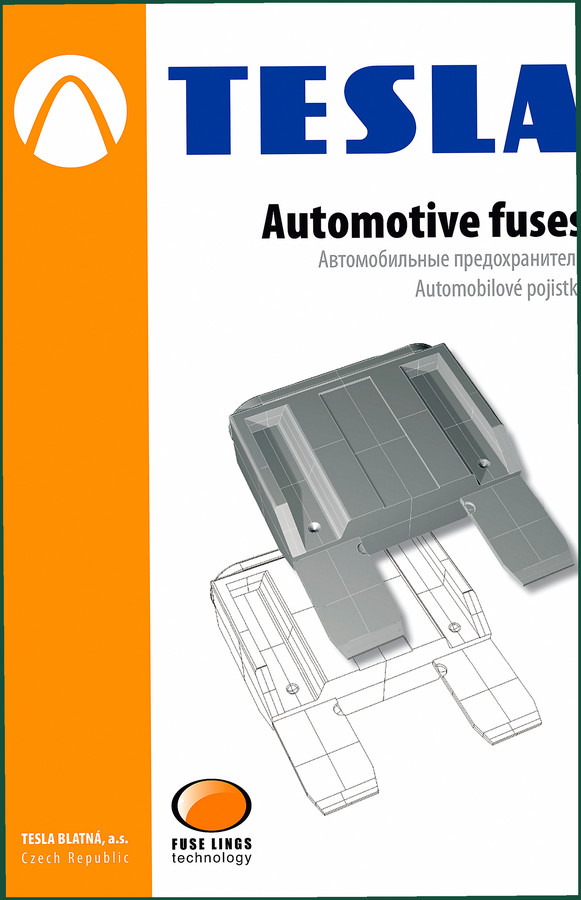 Tesla Automotive Technical Manual – 51-Page Fuse & Holder Catalog